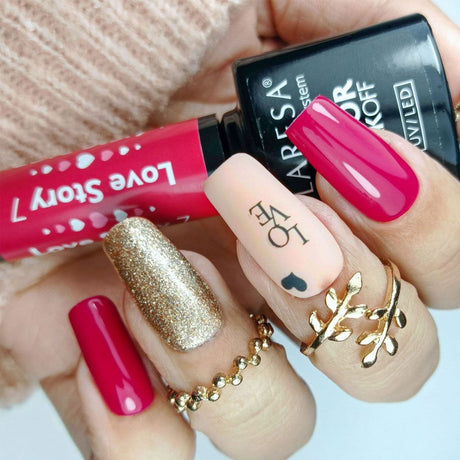 Claresa esmalte gel uv led 5ml historia de amor 7