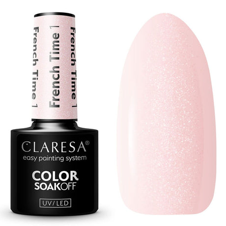 Claresa Esmalte Gel UV LED 5ml Tiempo Francés 1