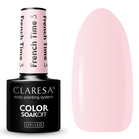 Claresa Esmalte Gel UV LED 5ml Tiempo Francés 3