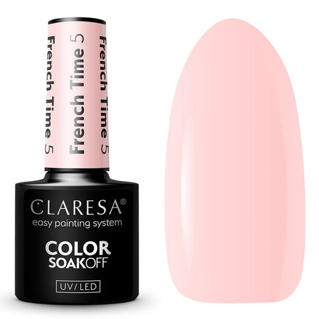 Claresa Esmalte Gel UV LED 5ml Tiempo Francés 5
