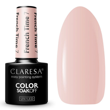 Claresa Esmalte Gel UV LED 5ml Tiempo Francés 7