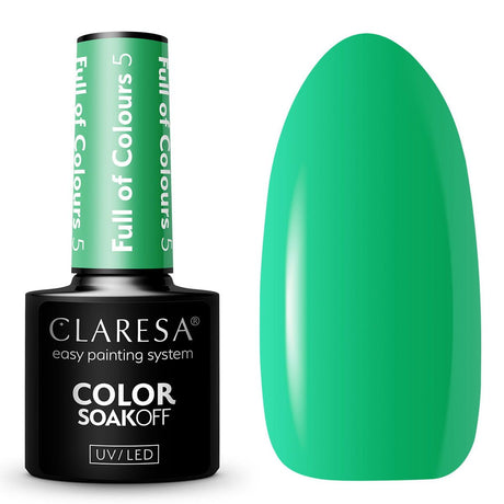 Claresa Esmalte Gel UV LED 5ml Lleno de Colores 5