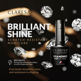 Claresa top coat diamante sin toallita 5ml