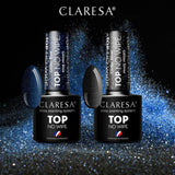 Claresa top coat sin toallita brillo azul 5ml