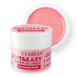 Claresa queratina gel constructor suave y fácil rosa brillante 90gr.