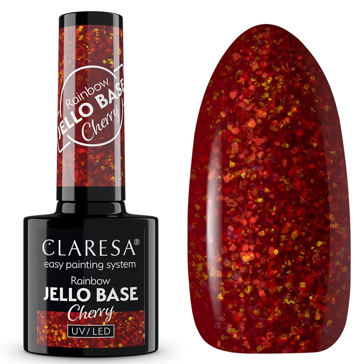 Claresa base gelatina arcoiris cereza 5ml