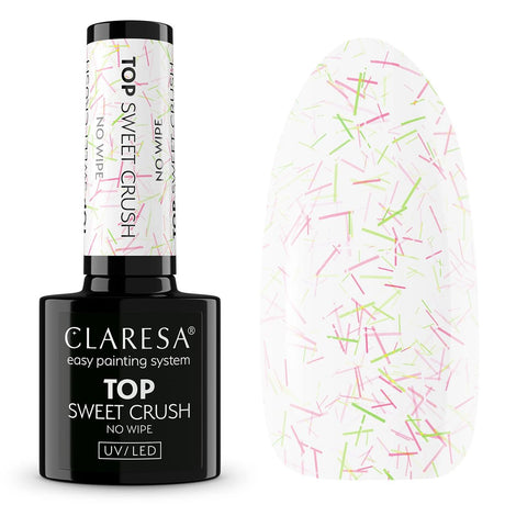 Claresa top coat sin toallita sweet crush 5ml