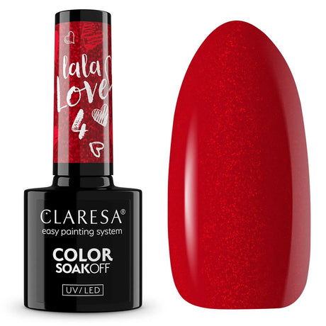 Claresa esmalte gel uv led 5ml la la love 4