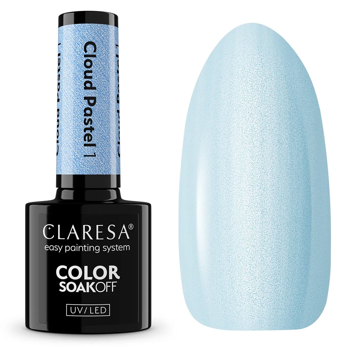 Claresa Esmalte Gel UV LED 5ml Nube Pastel 1