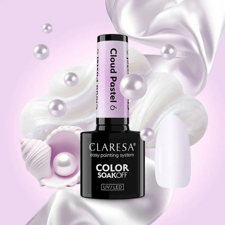 Claresa Esmalte Gel UV LED 5ml Nube Pastel 6