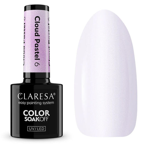 Claresa Esmalte Gel UV LED 5ml Nube Pastel 6