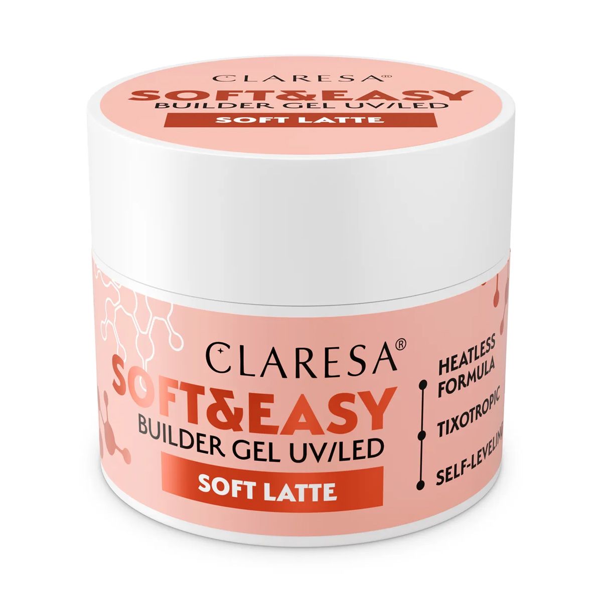 Claresa queratina suave gel constructor facil latte suave 12gr.