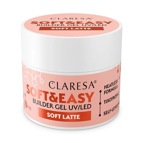 Claresa queratina suave gel constructor facil latte suave 12gr.