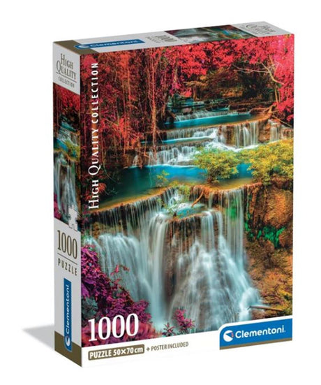 Clementoni puzzle 1000 piezas coloridas cataratas tailandesas
