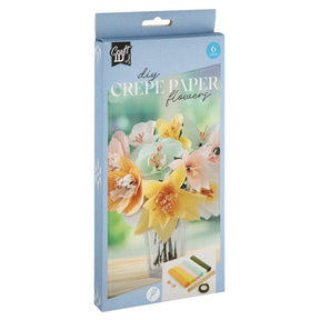 Craft id crepe bloemen knutselset