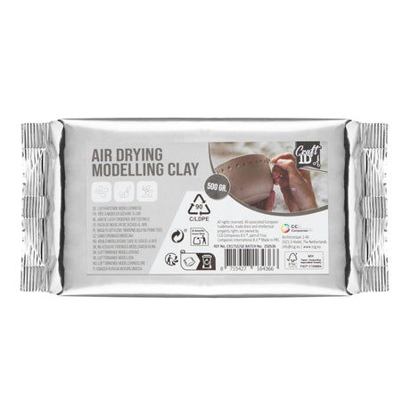 Craft id plastilina blanca 500 gramos 13,5x8,5x2,8cm