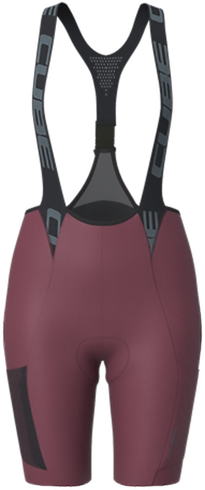Cube gravel cargo - culotte con tirantes para mujer con badana