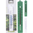 Termómetro de jardín profesional para interior y exterior -30 a +50 grados Celsius 17 cm de largo plástico blanco o verde