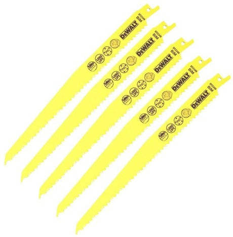 Accesorios Dewalt hoja de sierra alternativa - dt2349 -bim 228x3,6-5,1mm para madera con clavos (5 uds.)