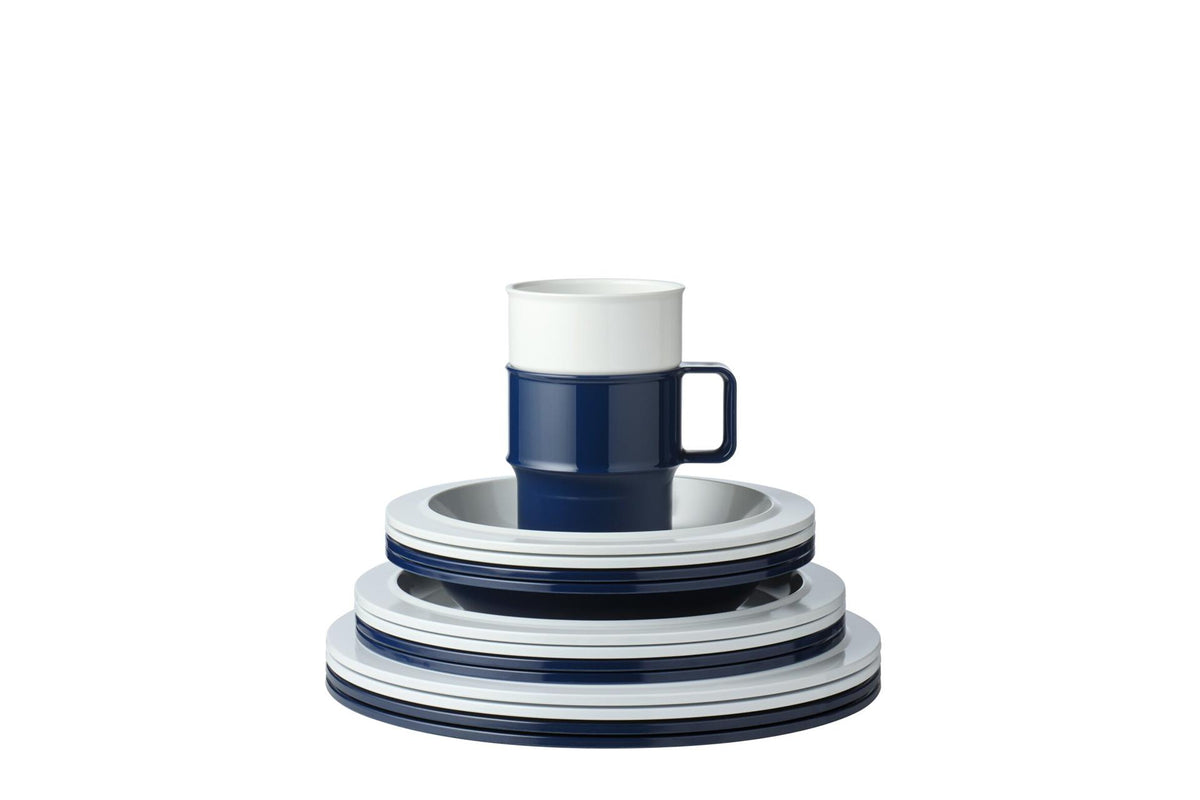 Plato de desayuno Mepal basic p220 - azul océano (azul oscuro)