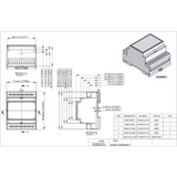 Caja módulo carril DIN - 4mg