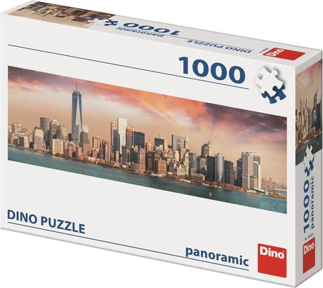 Dinotoys dino puzzle - panorama manhattan nueva york - 1000 piezas