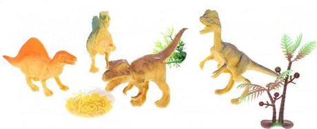 Toi-toys mundo de los dinosaurios 4 dinosaurios con 1 huevo de dinosaurio