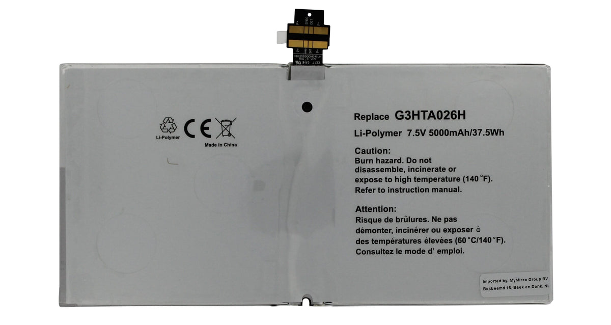 Batería de tableta de reemplazo 5000 mAh