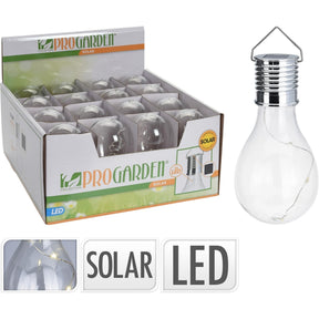 Lámpara solar de jardín Pro LED en forma de pera Lámpara solar LED en forma de pera