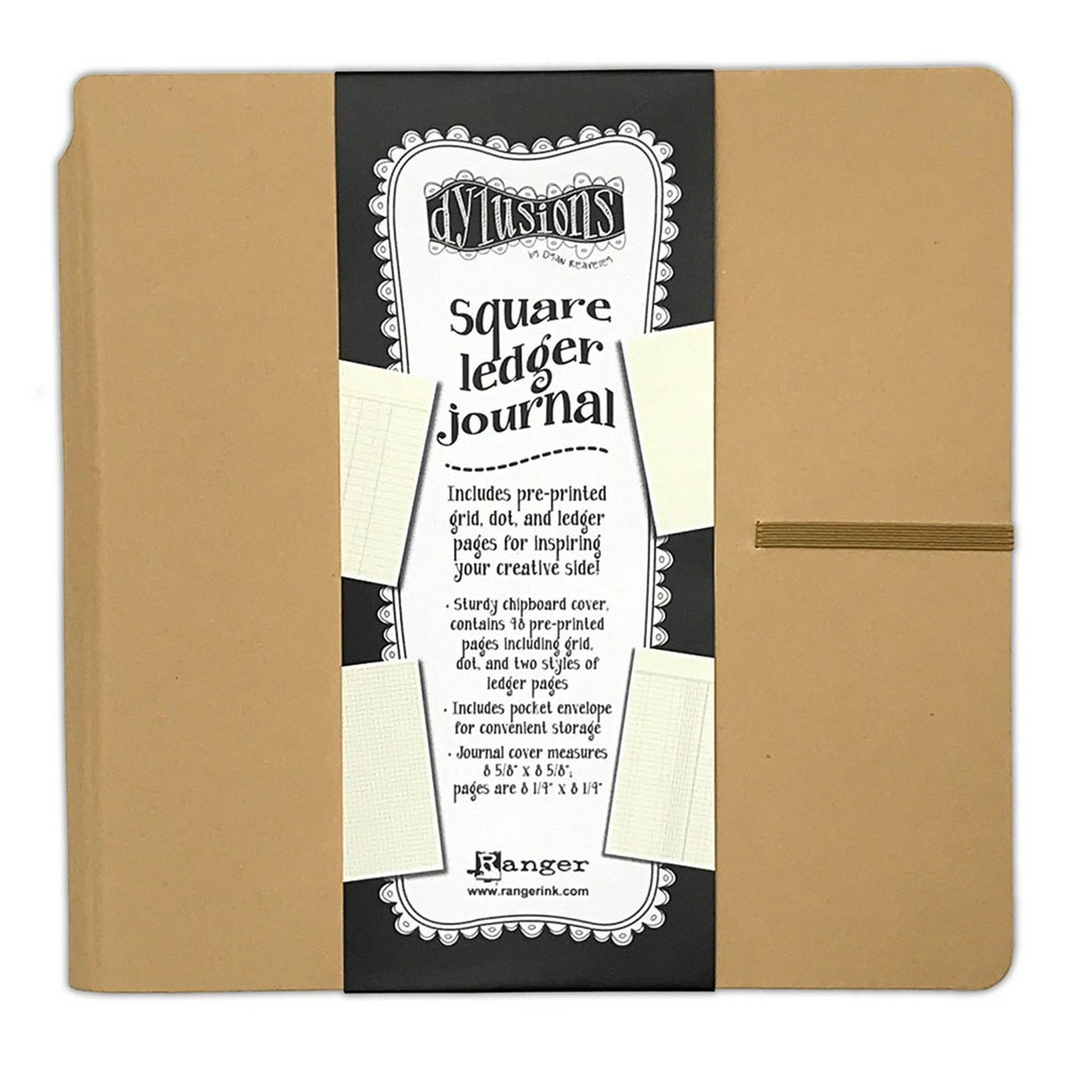 Ranger ink ranger • libro mayor cuadrado con impresión múltiple dylusions