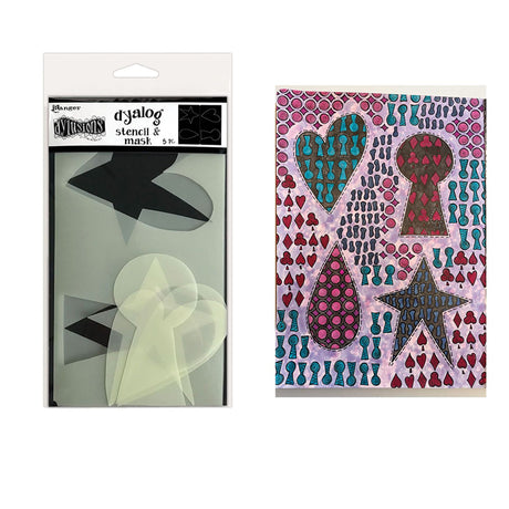 Ranger ink ranger • plantilla dylusions dyalog enmascararlo