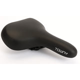 Bicycle Saddle Edge Towny con espuma de memoria - Negro