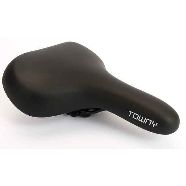 Bicycle Saddle Edge Towny con espuma de memoria - Negro
