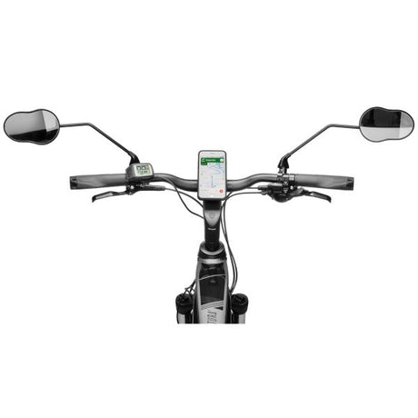 Ergotec espejo m-99lv montaje derecho 122 x 78-66 mm - negro