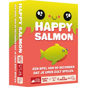 Juego de cartas de salmón feliz