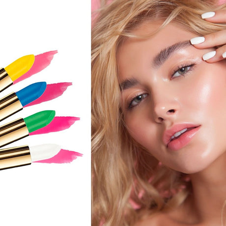 Excelente lápiz labial lavertu 103 azul-fucsia radiante