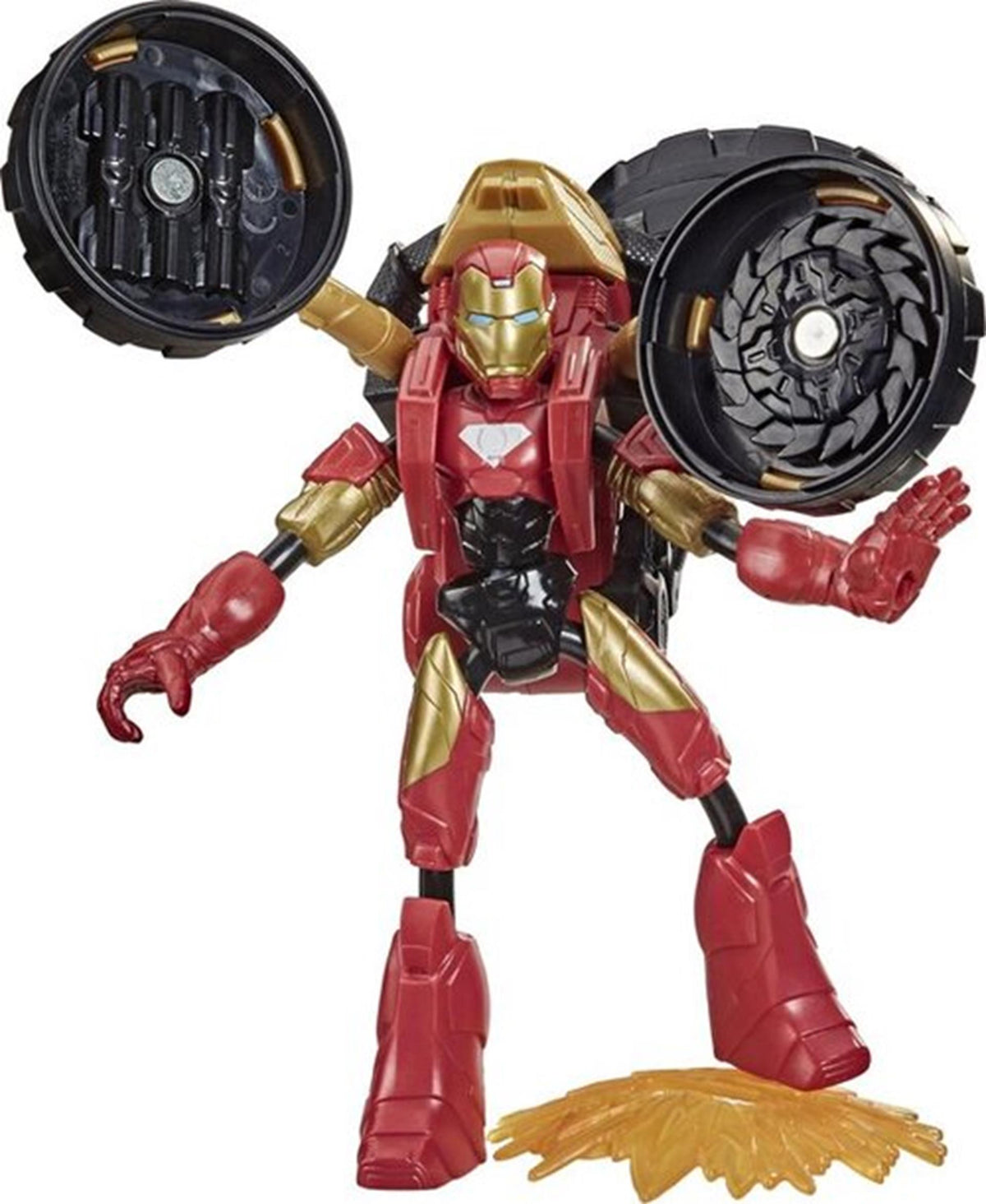 Hasbro marvel vengadores bend n flex jinete iron man