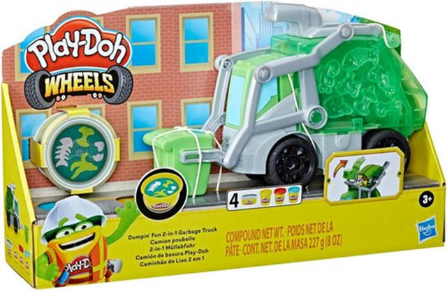 Camión de basura 2 en 1 divertido dumpin de Play-doh