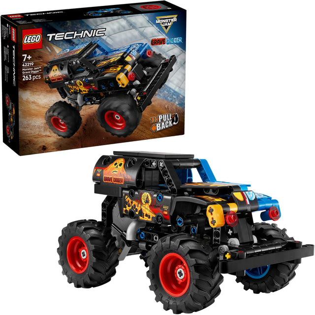 Lego Technic 42219 Monster Jam Grave Digger Fuego y Hielo