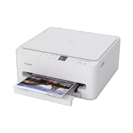 Impresora de inyección de tinta todo en uno canon pixma ts6550i (blanca, USB, WLAN, escanear, copiar)