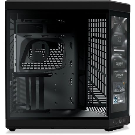 Carcasa de torre midi infinita Hyte y70 touch (negro | 2x USB-A | 1x USB-C | vidrio templado)