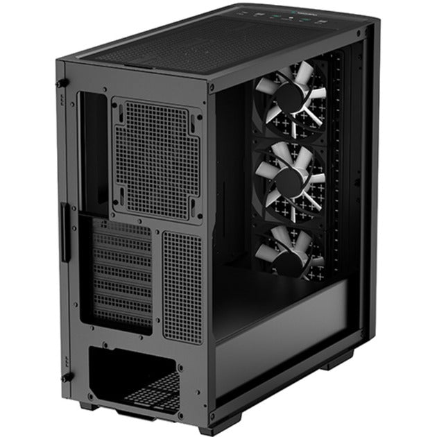 Carcasa torre midi Deepcool ck560 (negro | 2x USB-A | 1x USB-C | RGB | vidrio templado)