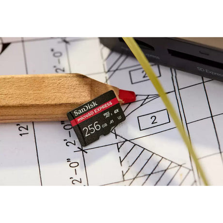 Tarjeta de memoria Sandisk microSD express de 128 GB (negra, clase 3 (u3))