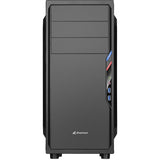 Carcasa de torre midi Sharkoon vs4-v (negro | 2x USB-A)