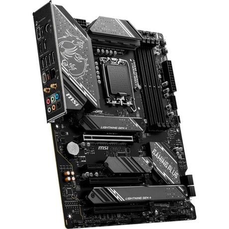 Placa base MSI Z790 Gaming Plus Wi-Fi Socket 1700 (gris negro, RAID, 2,5 GB-LAN, Wi-Fi 6e, BT, Sonido, ATX)