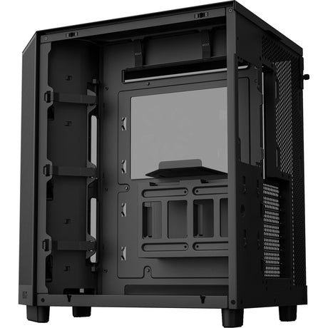 Carcasa midi tower nzxt h6 flow rgb (negro | 2x usb-a | 1x usb-c | rgb | vidrio templado)