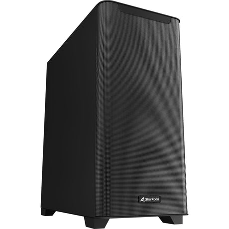 Carcasa midi tower negra Sharkoon m30 (negro | 2x USB-A | 1x USB-C)