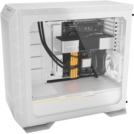 ¡Tranquilizarse! carcasa de torre grande dark base pro 901 (blanco | 4x USB-A | 1x USB-C | RGB | vidrio templado)