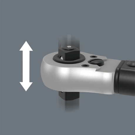 Llave dinamométrica ajustable Wera click-torque c 3 push r l (negro verde, 40-200 nm)