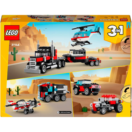 Camión Lego Creator 3 en 1 con helicóptero - 31146